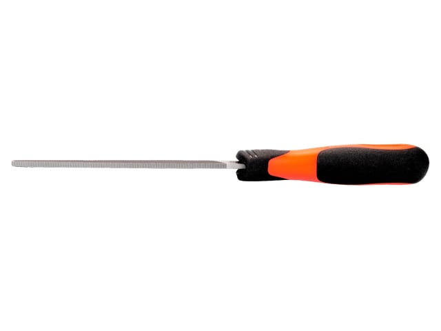 Side profile showcasing the slim design of the Bahco Ergo tapered edge file.