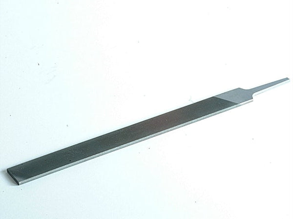 A high-quality unhandled Bahco parallel millsaw file for sharpening applications.