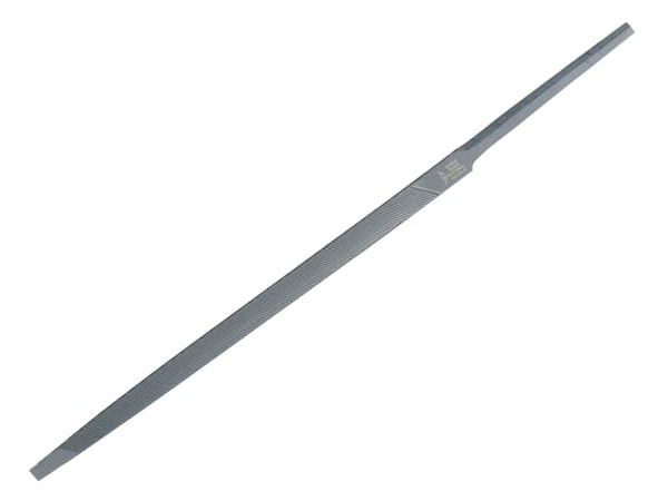 A Bahco slim taper saw file designed for fine saw tooth sharpening and finishing.