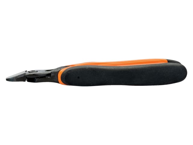 Profile view showing the slim head design of the Bahco Ergo side cutting pliers.