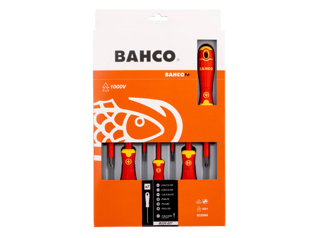 BahcoFit insulated Torx screwdriver 7-piece set in its branded retail packaging.