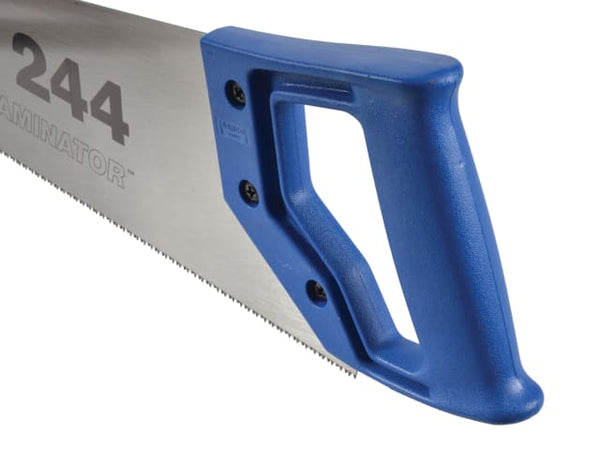 comfortable two-component handle on the Bahco laminator handsaw.