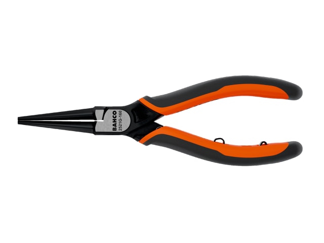 Close-up on the smooth, rounded jaws of the Bahco 2521G Ergo pliers.