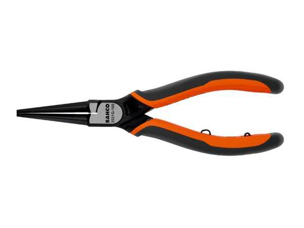 Close-up on the smooth, rounded jaws of the Bahco 2521G Ergo pliers.