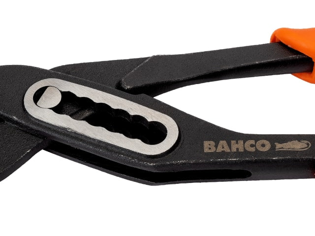 The Bahco 2971G slip joint pliers shown gripping a hexagonal nut.