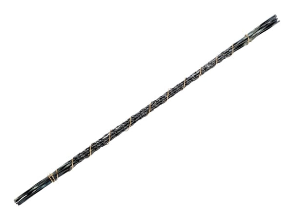 A pack of 12 Bahco 302-83S medium spiral fret saw blades, 130mm, for wood cutting.