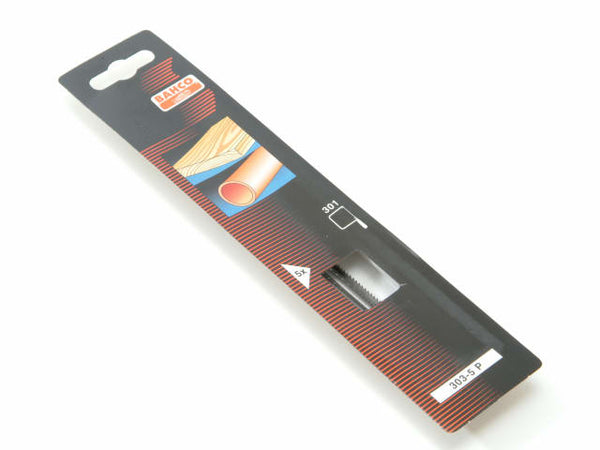 A pack of 5 Bahco 303 coping saw blades, 165mm with 14 TPI.