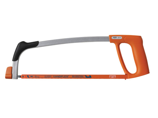 A Bahco 317 hacksaw, 300mm, with a simple yet effective metal frame design.