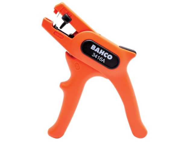 Bahco automatic wire stripping pliers with red handles for wires from 0.2-6mm.