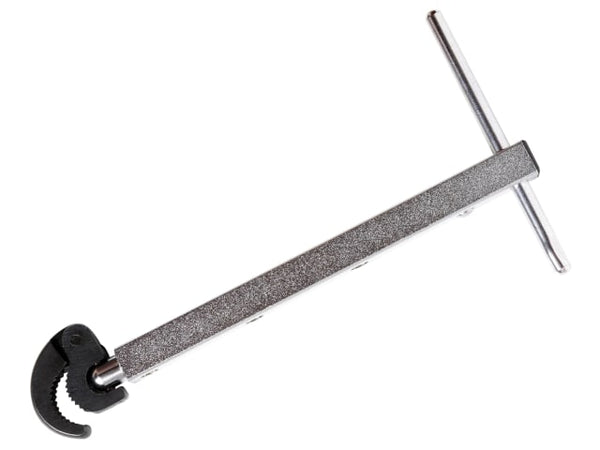 Bahco telescopic basin wrench with an adjustable jaw for capacities from 10-32mm.