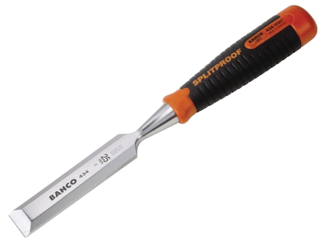 A Bahco 434 series 25mm bevel edge chisel, a versatile tool for professional woodworkers.