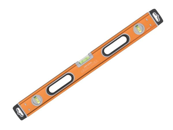 A 600mm box spirit level from the Bahco 466 series with shock-absorbing end caps.