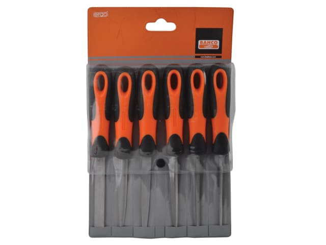 Bahco 1-476 ERGO File Set 6 Piece 100mm (4in)