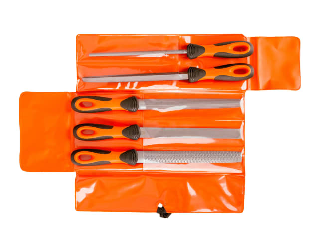 Bahco ERGO™ Engineering File & Rasp Set, 5 Piece