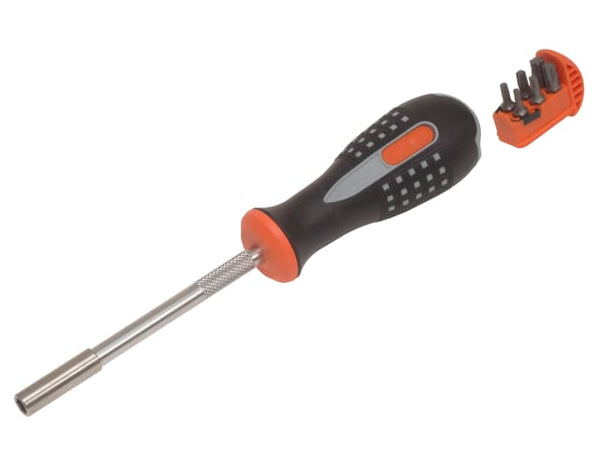 The six Torx bits included with the Bahco 808050T ratchet screwdriver.