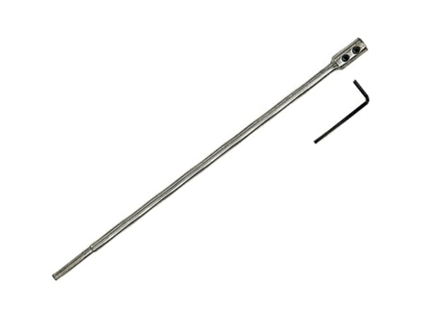 An extension shaft for Bahco 9529 series flat bits to increase drilling depth.