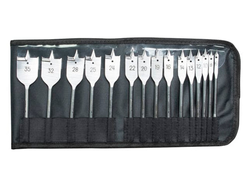 Bahco 9629 Series Flat Bit Set, 15 Piece