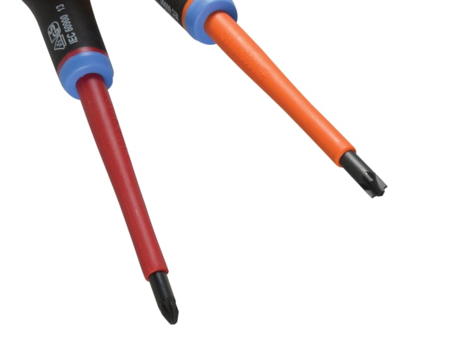 Bahco BE-9884S ERGO VDE Insulated Screwdriver Set, 6 Piece