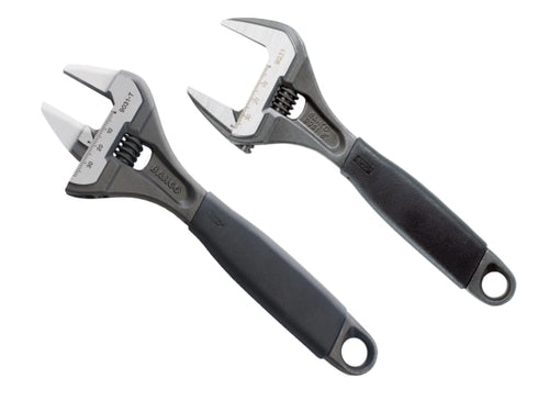 Bahco ERGO 90 Series Adjustable Wrench, Extra Wide Jaw