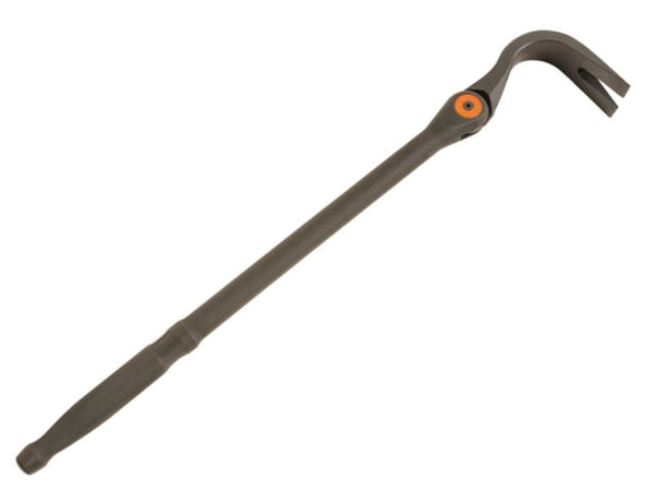 A Bahco multi-position crowbar with an adjustable head for optimal leverage.