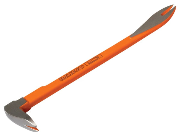 Bahco Crowfoot 250mm (10in) pry bar with a precise end and a comfortable two-component handle.