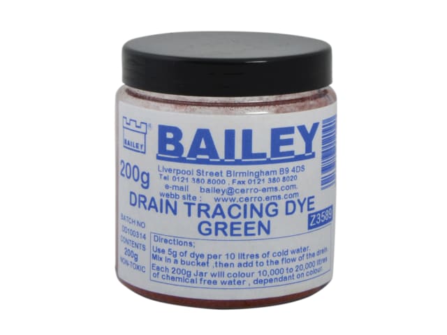 Bailey Drain Tracing Dye