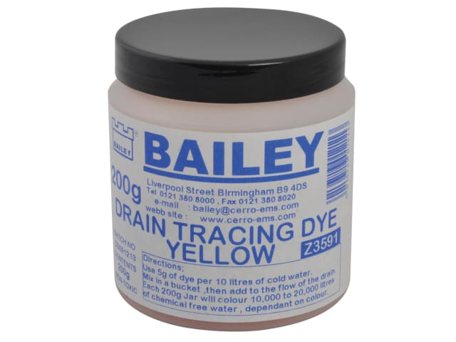 Bailey Drain Tracing Dye