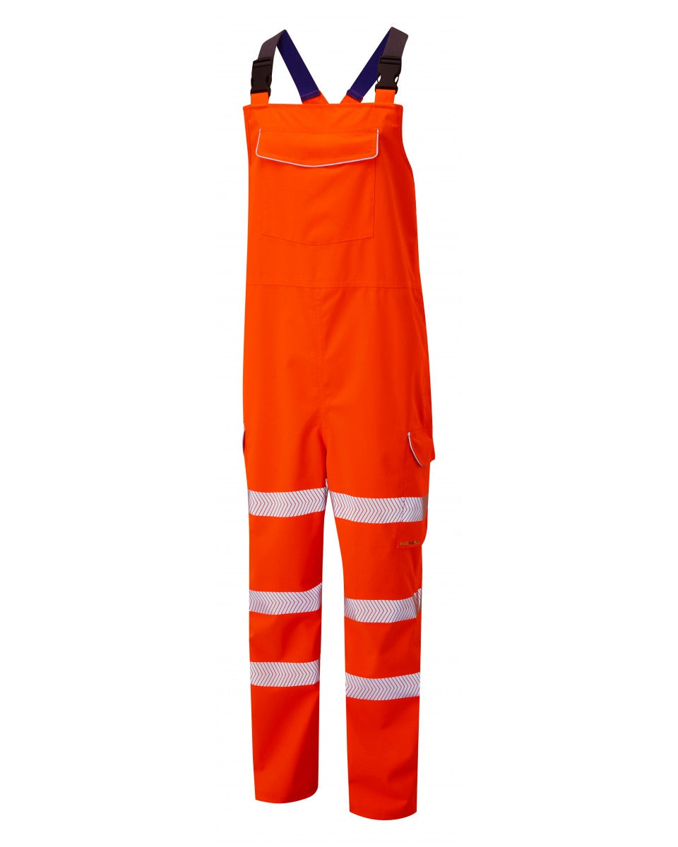 Leo Workwear Northam Iso 20471 Cl 2 Ecoviz 10K Breathable Bib & Brace