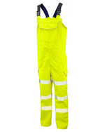 Leo Workwear Northam Iso 20471 Cl 2 Ecoviz 10K Breathable Bib & Brace - thumbnail 2