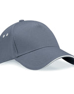 Beechfield Ultimate 5 Panel Cap Sandwich Peak - thumbnail 11