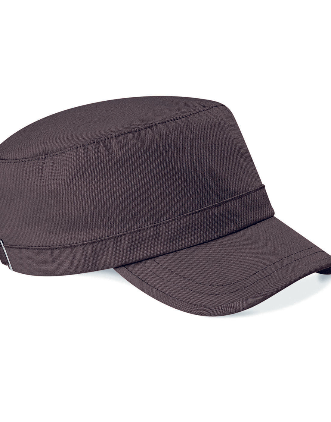 Rich chocolate brown Beechfield B34 low profile brushed cotton cap.