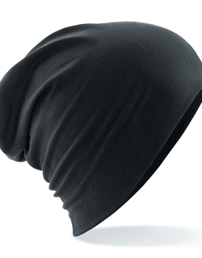 Black Beechfield B368 athleisure cap with a minimalist, modern look.