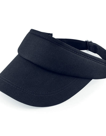 Black Beechfield B41 beanie with a warm Thinsulate lining, front view.