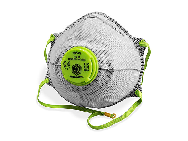 Beeswift P2 Valved Charcoal Mask - (Pack of 10)