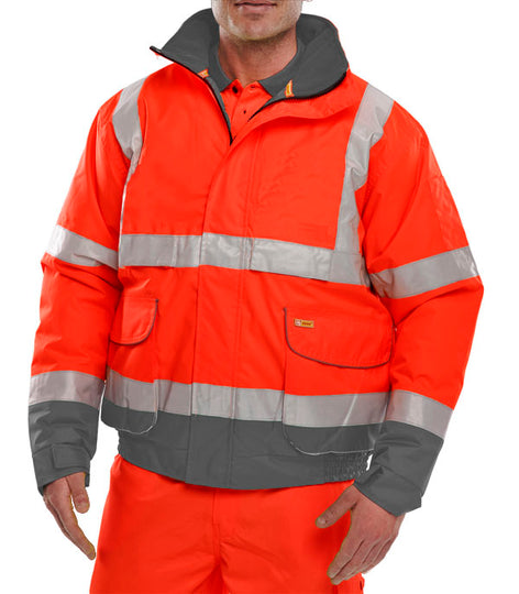 Beeswift Two-Tone Hi-Vis Bomber Jacket