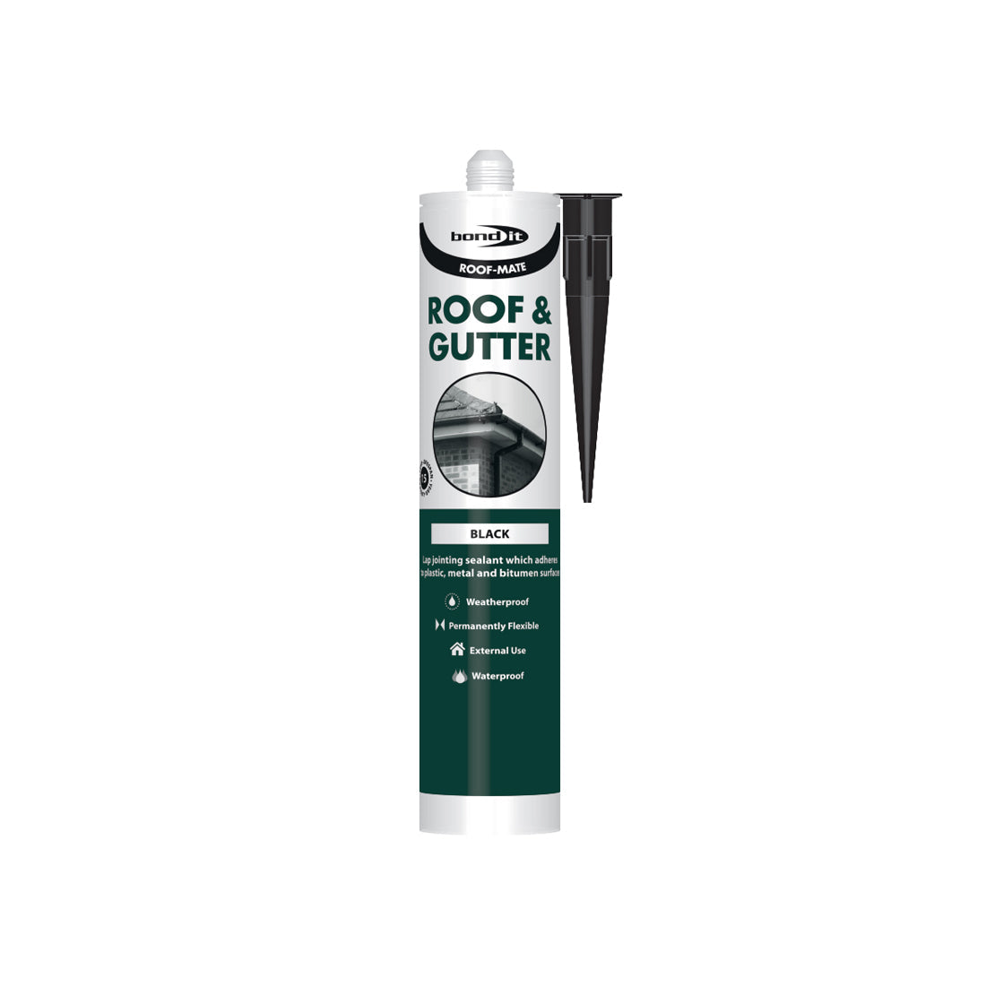 Roof & Gutter Sealant. Black. Size EU3.