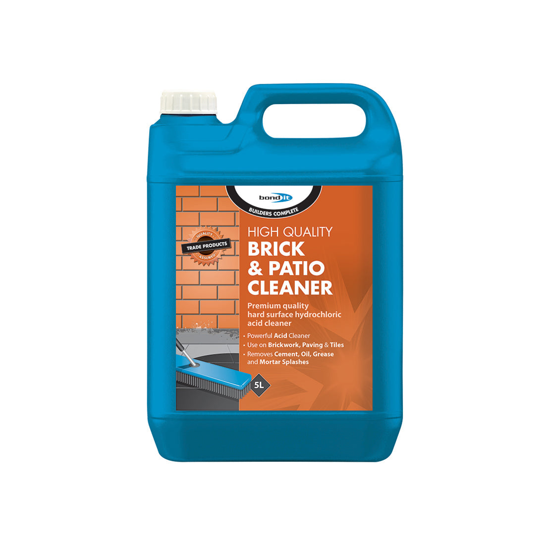 BDH081 Brick & Patio Cleaner. Clear. Size 5 Litre.