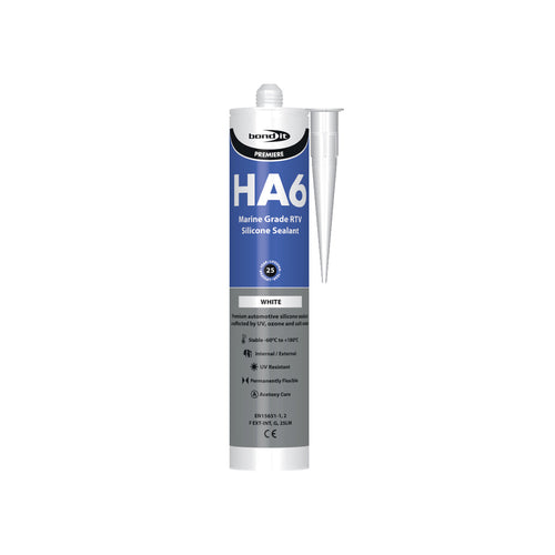 BDHA6WH HM RTV Marine Silicone. White. Size 310ml.