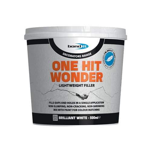 One Hit Wonder Lightweight Filler. White. Size 500ml.