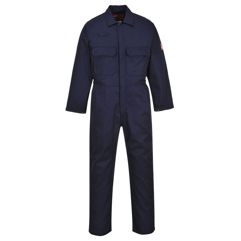 Portwest coverall in navy blue with dual pockets