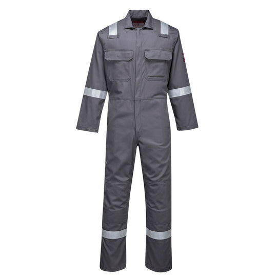 Portwest hi-vis coverall in green high visibility design