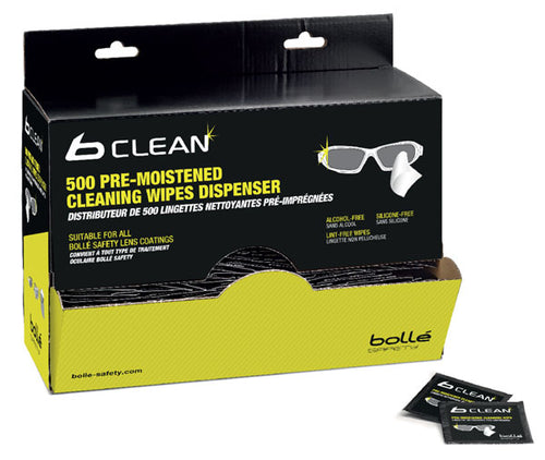 Bolle B500 Lens Cln Wipes (500)