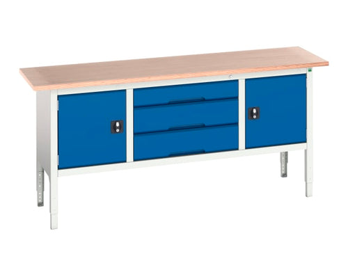 Bott Verso Adjustable Height Storage Bench 2000 x 600mm