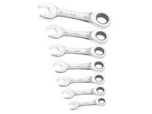 Expert Stubby Ratchet Spanner Set, 7 Piece