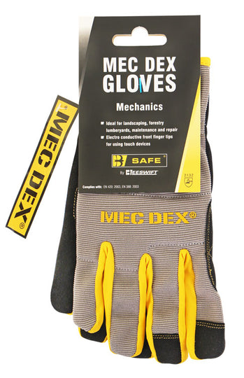 B-Safe Mec-Dex Passion Plus glove with reinforced knuckle protection.