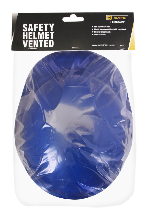 B-Safe Vented Safety Helmet Blue