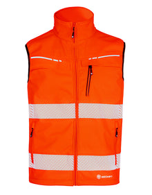 Deltic BSD31 Hi-Vis Orange Softshell Bodywarmer