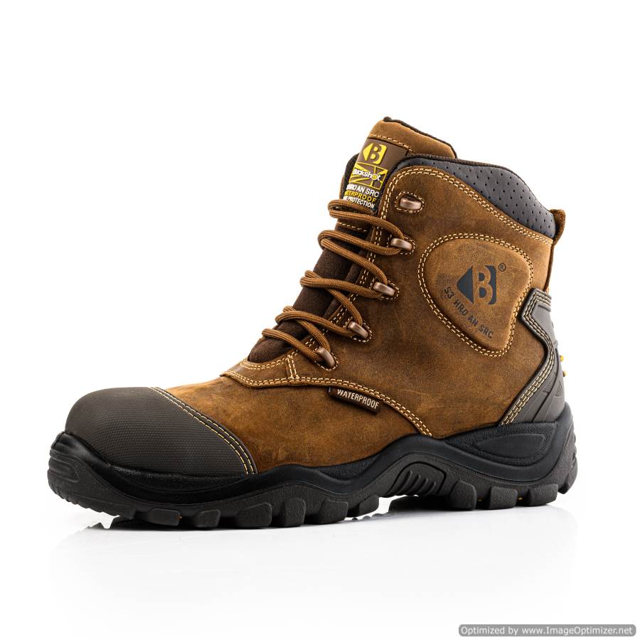 BSH012 Buckbootz Buckshot S3 HRO AN SRC Lace Boot with Ankle Protection