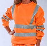 Beeswift Essential Sweatshirt Hi-Vis Jumper - thumbnail 1