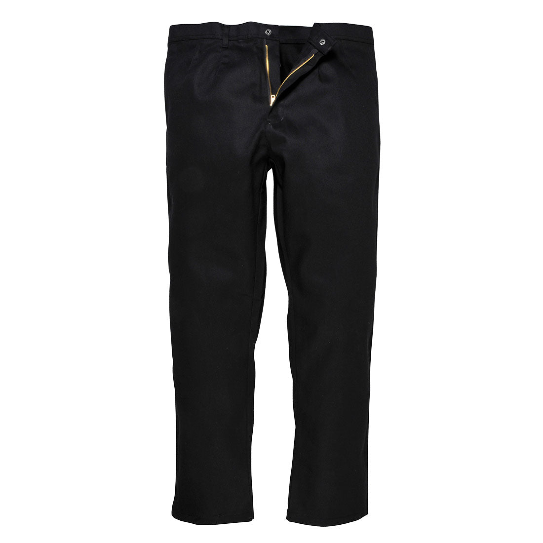 Portwest BZ30 Bizweld Trousers in black, front view
